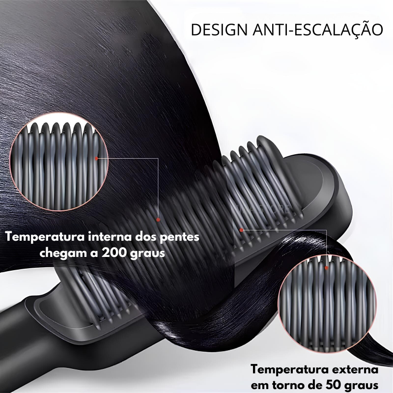 Escova de Cabelo Elétrica Pratique Plus